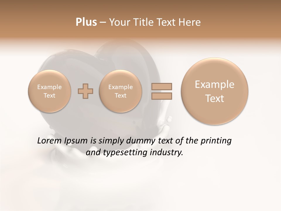 Latte Fuso Liquido PowerPoint Template