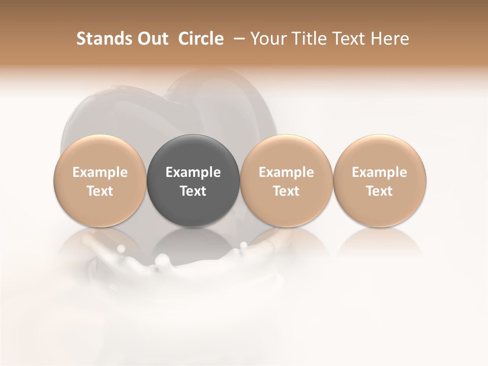 Latte Fuso Liquido PowerPoint Template