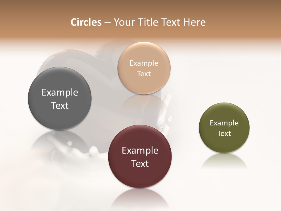 Latte Fuso Liquido PowerPoint Template