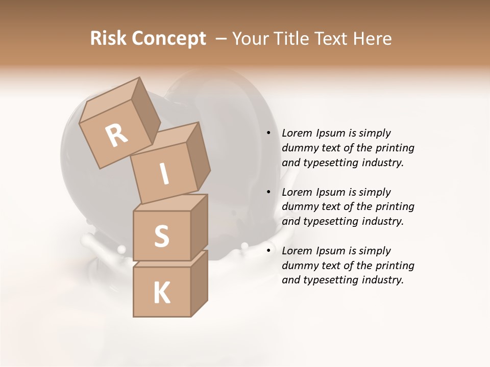 Latte Fuso Liquido PowerPoint Template