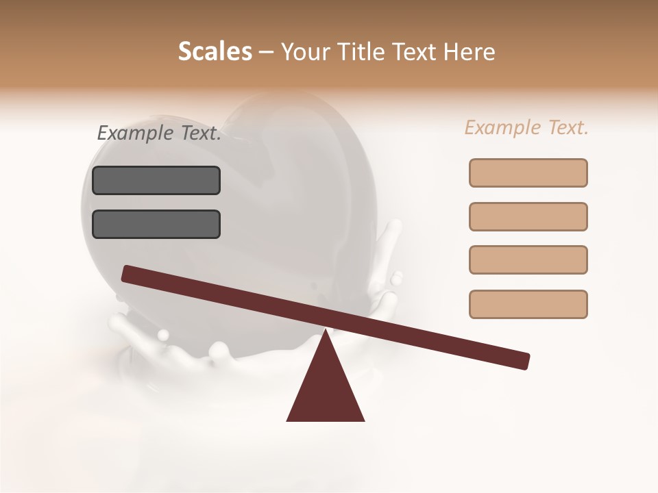 Latte Fuso Liquido PowerPoint Template
