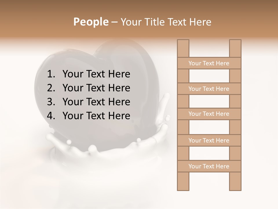 Latte Fuso Liquido PowerPoint Template