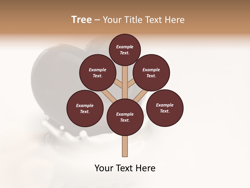 Latte Fuso Liquido PowerPoint Template