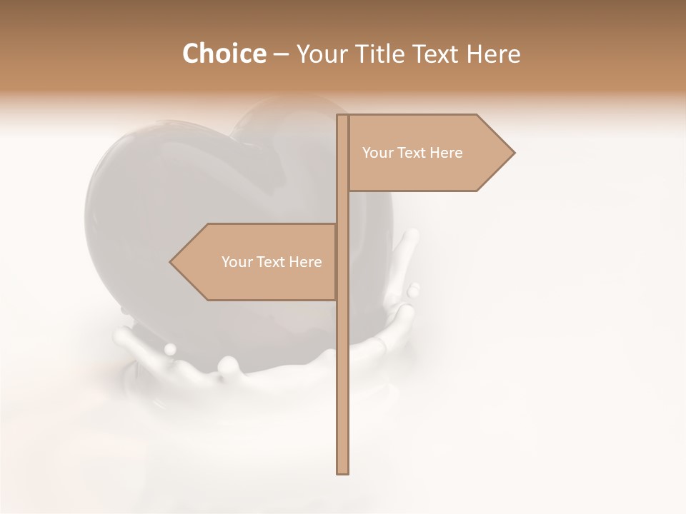 Latte Fuso Liquido PowerPoint Template