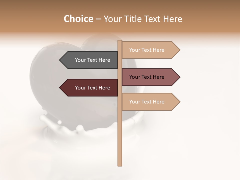 Latte Fuso Liquido PowerPoint Template