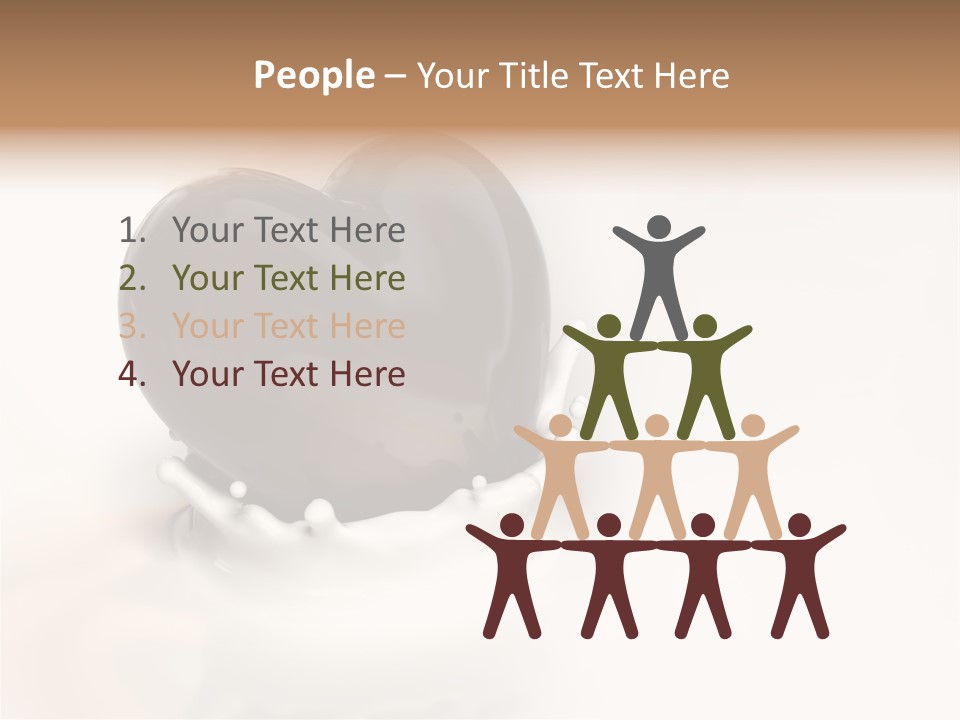 Latte Fuso Liquido PowerPoint Template