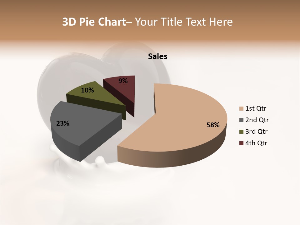 Latte Fuso Liquido PowerPoint Template