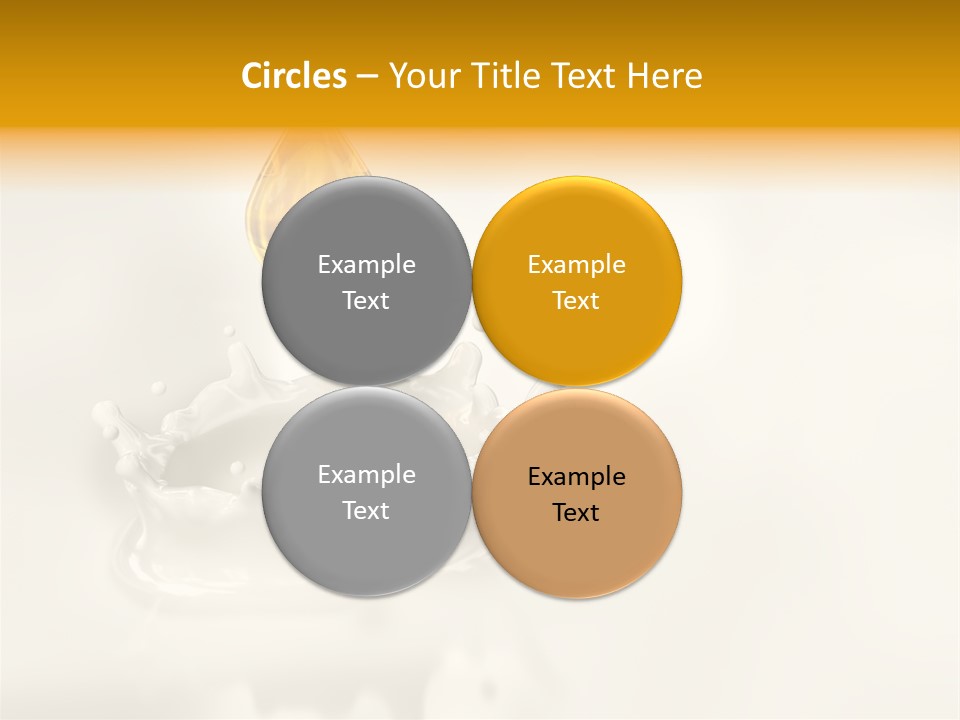 Caldo Colazione Goccia PowerPoint Template