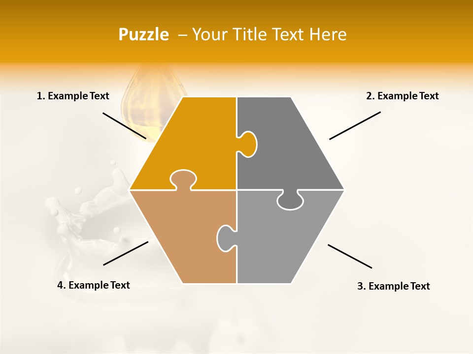 Caldo Colazione Goccia PowerPoint Template