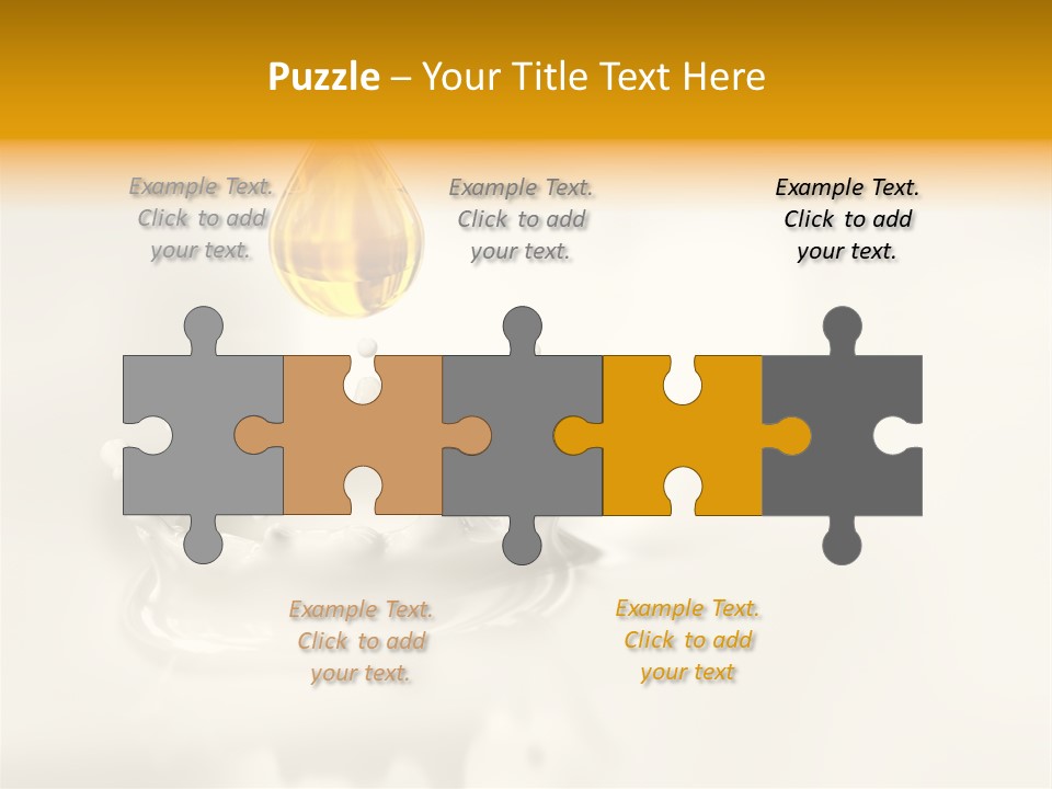 Caldo Colazione Goccia PowerPoint Template