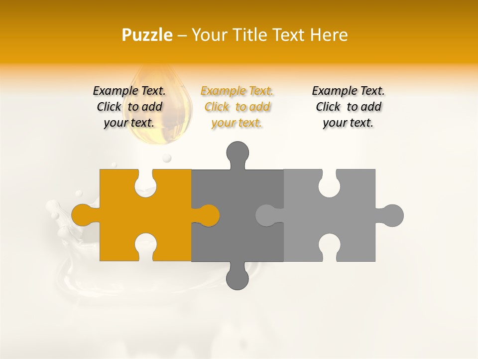 Caldo Colazione Goccia PowerPoint Template