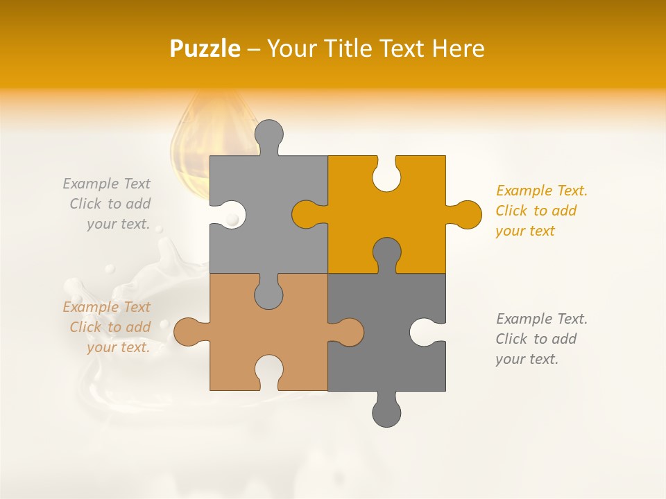 Caldo Colazione Goccia PowerPoint Template