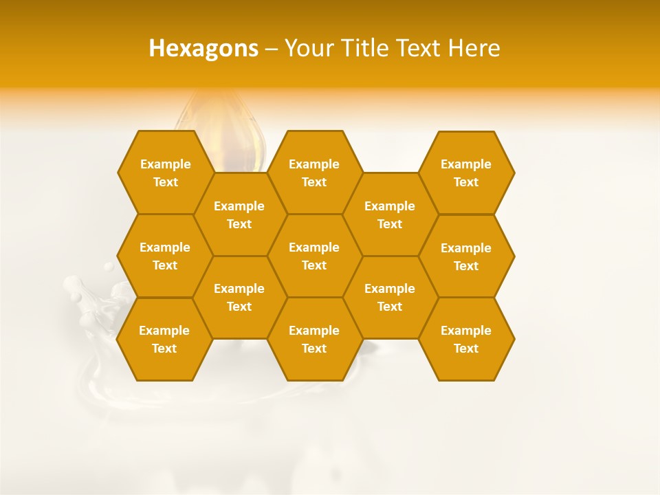 Caldo Colazione Goccia PowerPoint Template