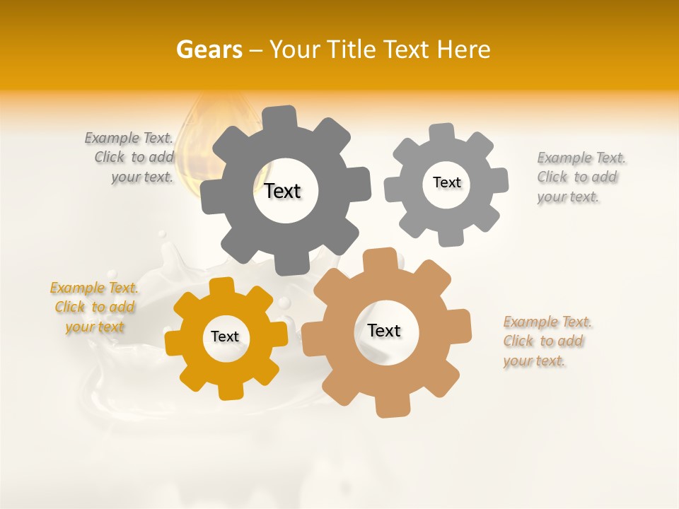 Caldo Colazione Goccia PowerPoint Template