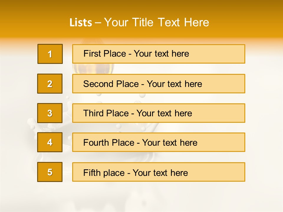 Caldo Colazione Goccia PowerPoint Template