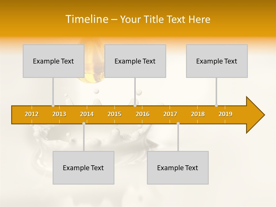 Caldo Colazione Goccia PowerPoint Template