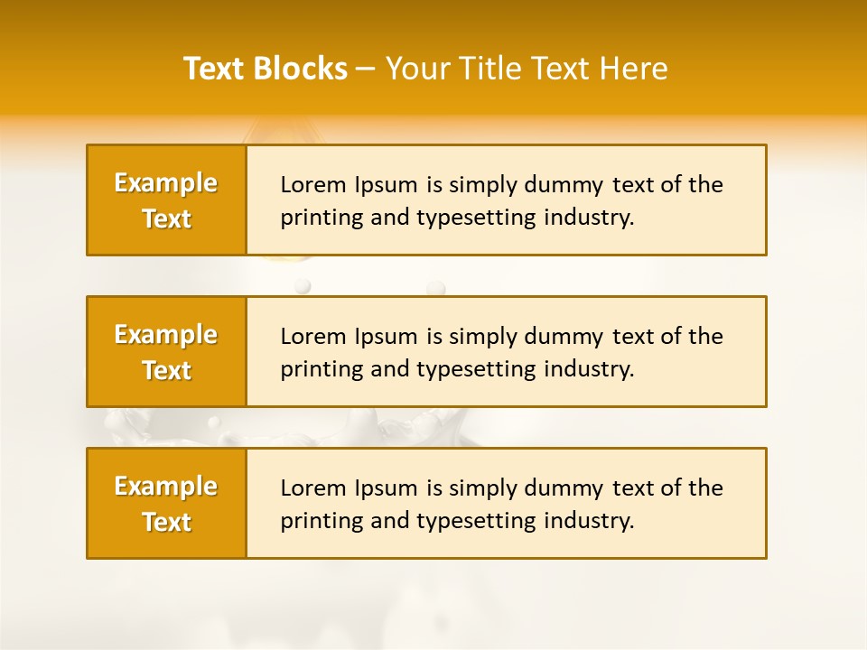 Caldo Colazione Goccia PowerPoint Template