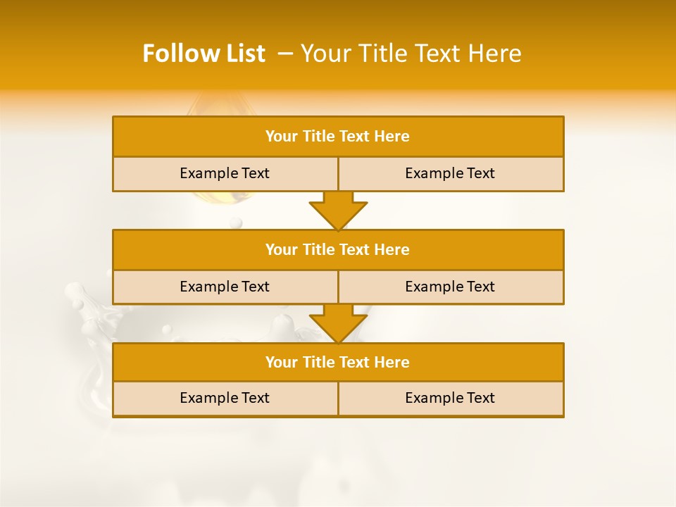 Caldo Colazione Goccia PowerPoint Template
