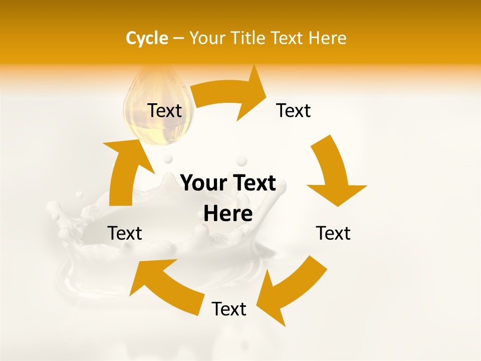 Caldo Colazione Goccia PowerPoint Template