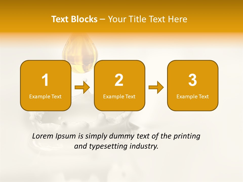 Caldo Colazione Goccia PowerPoint Template