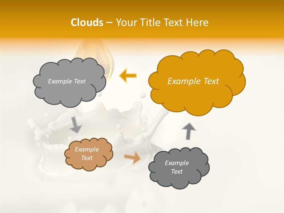Caldo Colazione Goccia PowerPoint Template