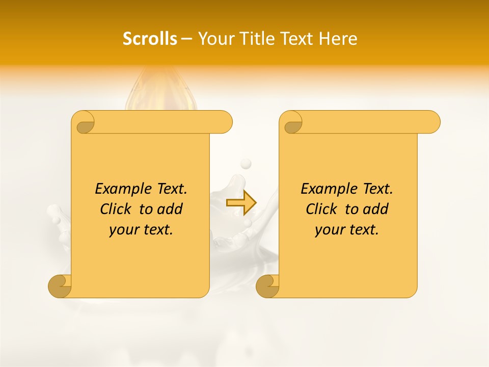 Caldo Colazione Goccia PowerPoint Template