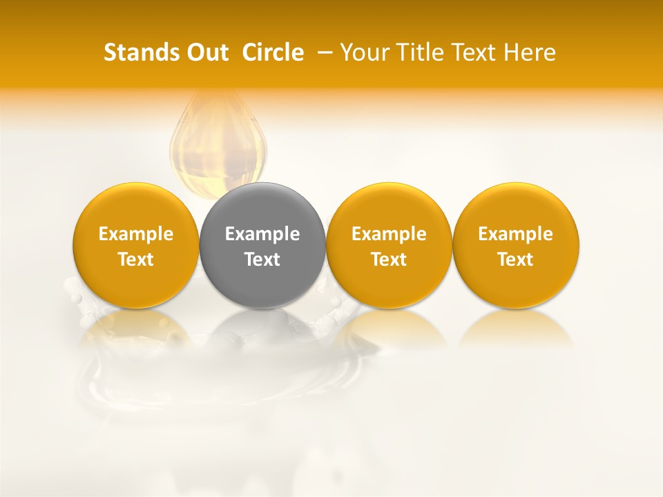 Caldo Colazione Goccia PowerPoint Template