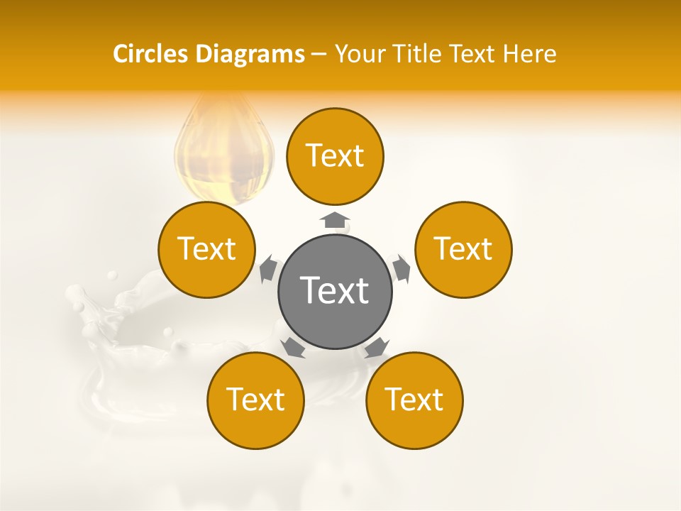 Caldo Colazione Goccia PowerPoint Template