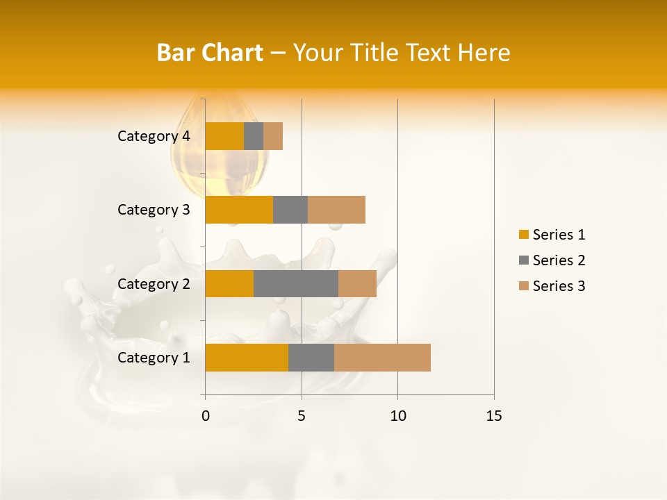 Caldo Colazione Goccia PowerPoint Template