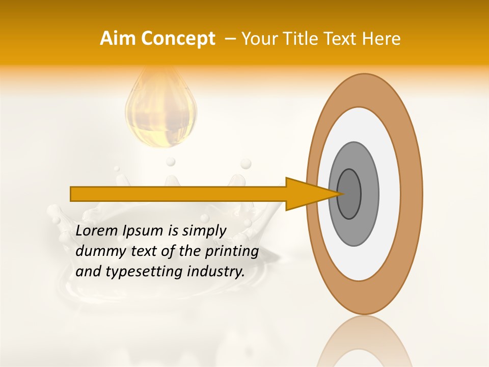 Caldo Colazione Goccia PowerPoint Template