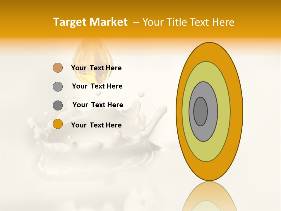 Caldo Colazione Goccia PowerPoint Template