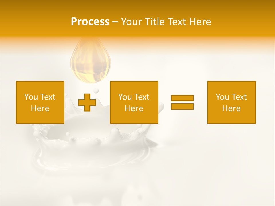 Caldo Colazione Goccia PowerPoint Template