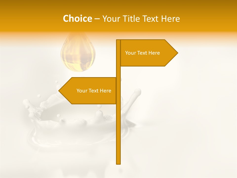 Caldo Colazione Goccia PowerPoint Template
