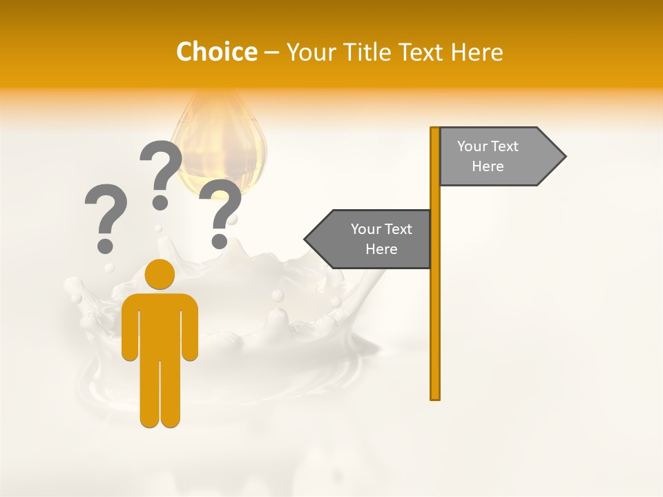 Caldo Colazione Goccia PowerPoint Template
