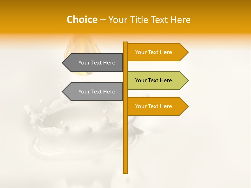 Caldo Colazione Goccia PowerPoint Template