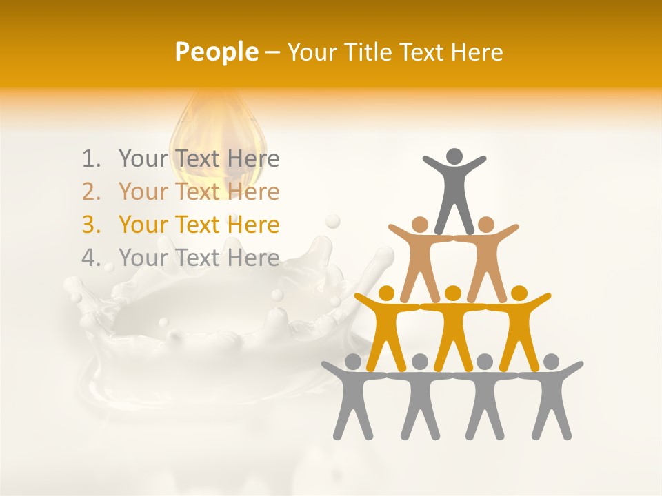 Caldo Colazione Goccia PowerPoint Template