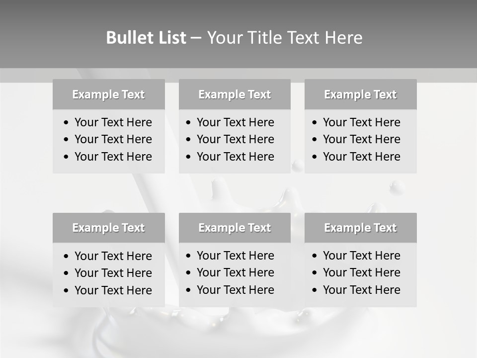 Salutare Sfondo Liquido PowerPoint Template