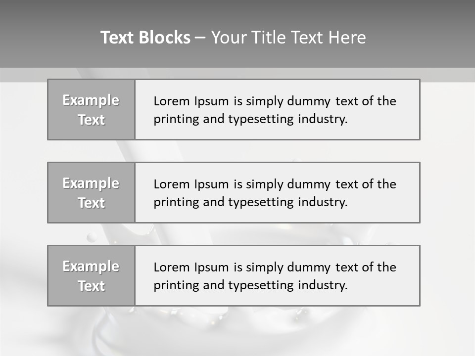 Salutare Sfondo Liquido PowerPoint Template