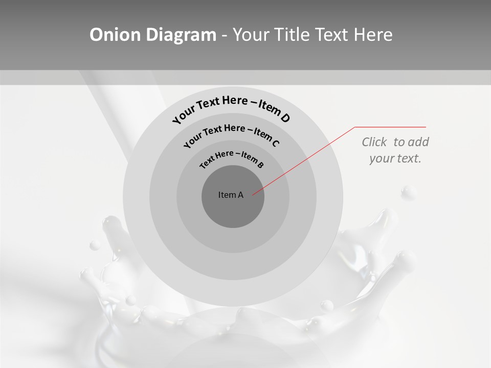Salutare Sfondo Liquido PowerPoint Template
