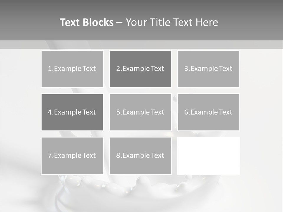 Salutare Sfondo Liquido PowerPoint Template