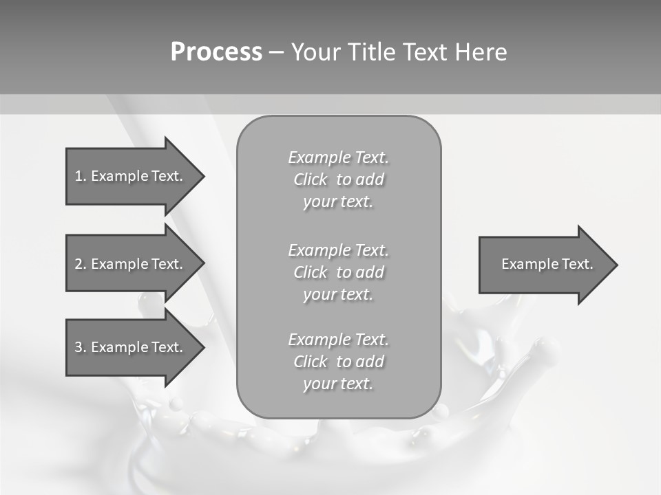Salutare Sfondo Liquido PowerPoint Template