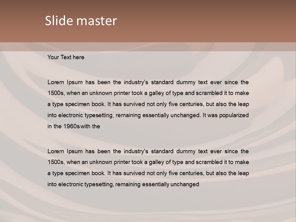 Chocolate Cooking Ingredient PowerPoint Template