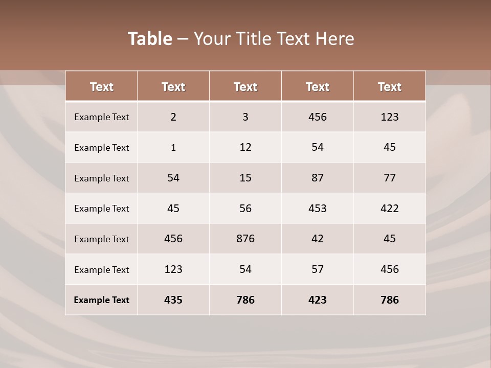 Chocolate Cooking Ingredient PowerPoint Template