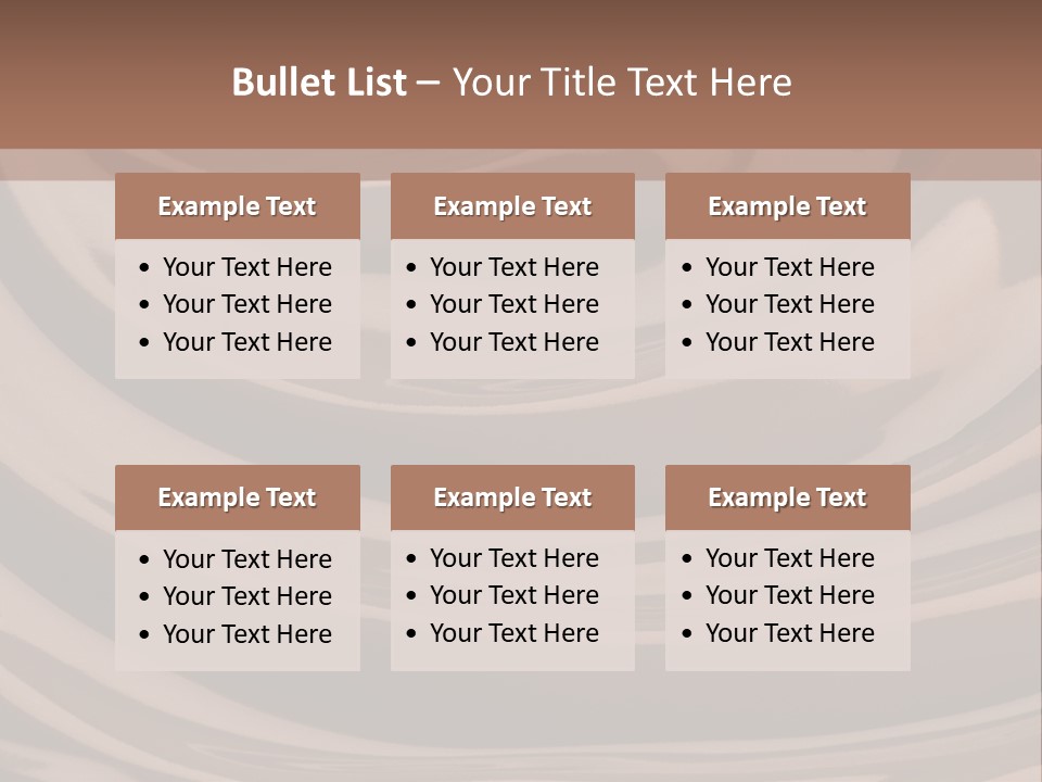 Chocolate Cooking Ingredient PowerPoint Template
