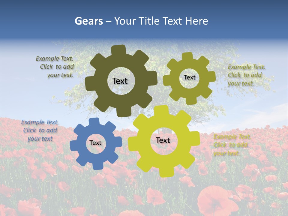 Fresh Nature Flour PowerPoint Template