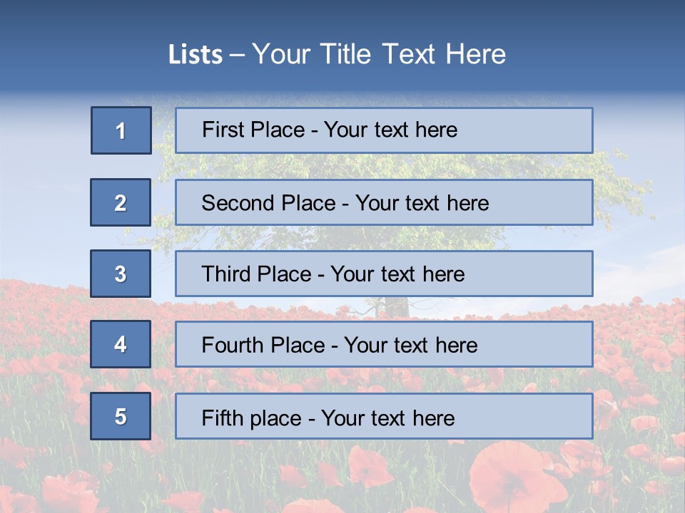 Fresh Nature Flour PowerPoint Template