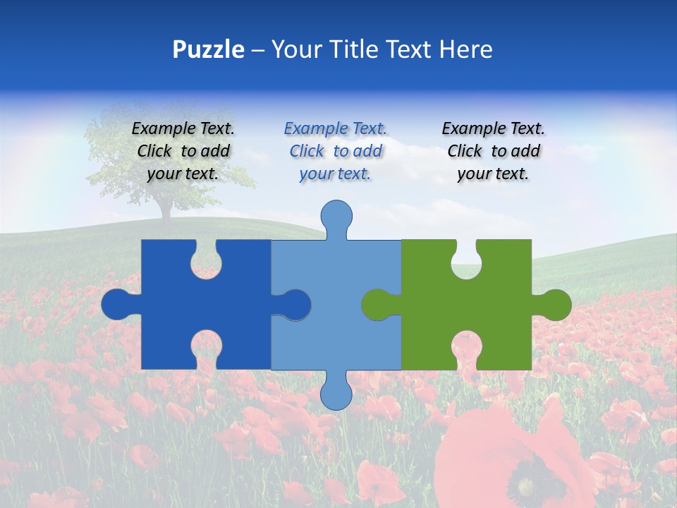 Barley Opium Field PowerPoint Template