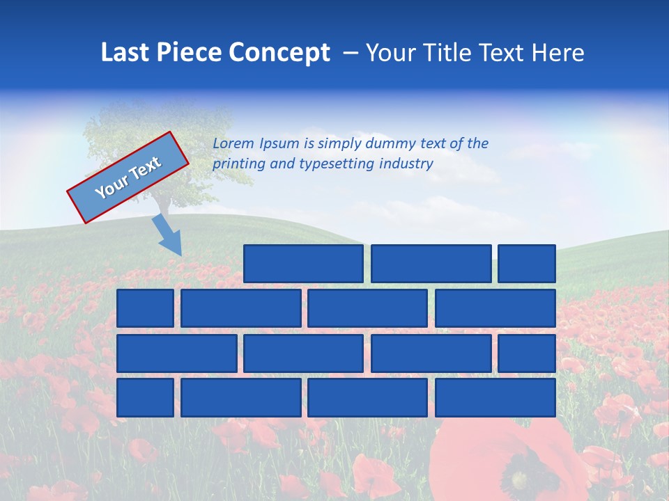 Barley Opium Field PowerPoint Template