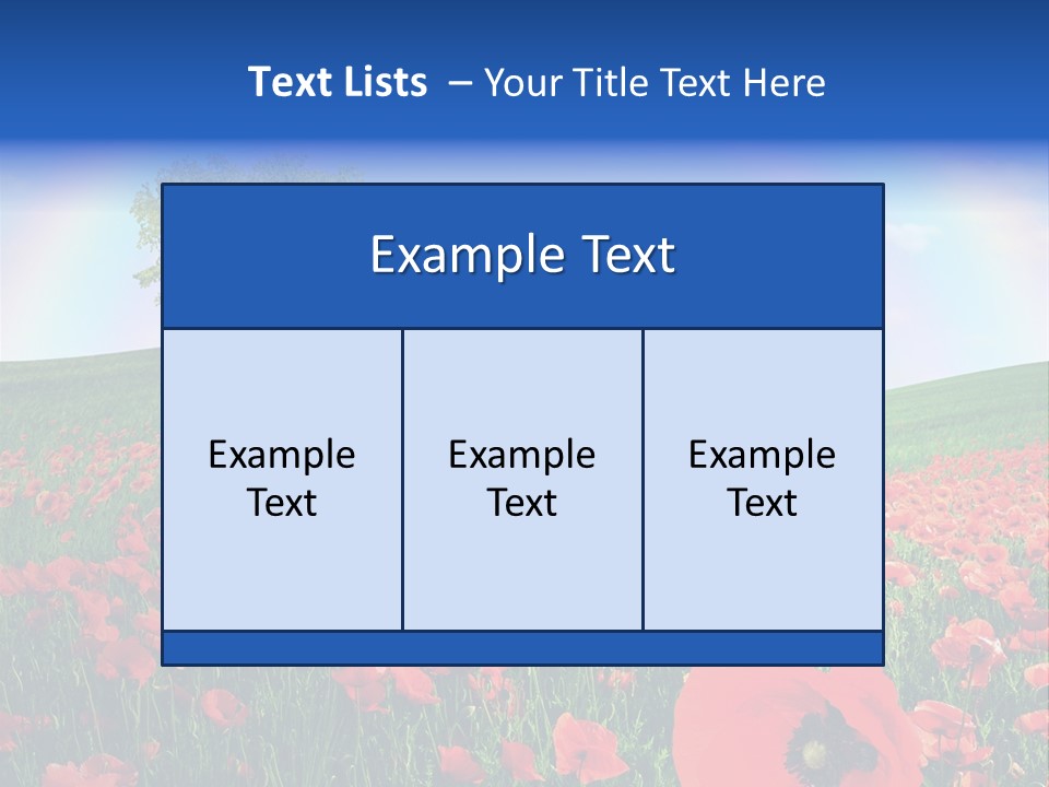 Barley Opium Field PowerPoint Template