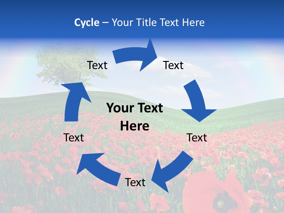 Barley Opium Field PowerPoint Template